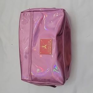 Jeffree Star Pink Holographic Cosmetic Bag